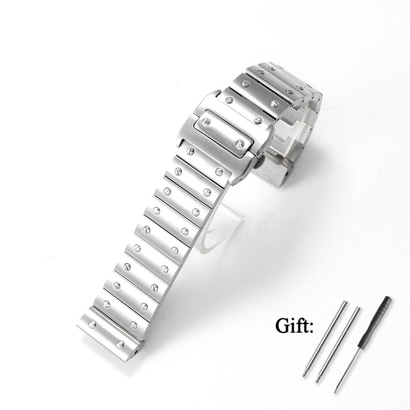 Luxury Watch Cartier - حزام ساعة من الفولاذ المقاوم للصدأ