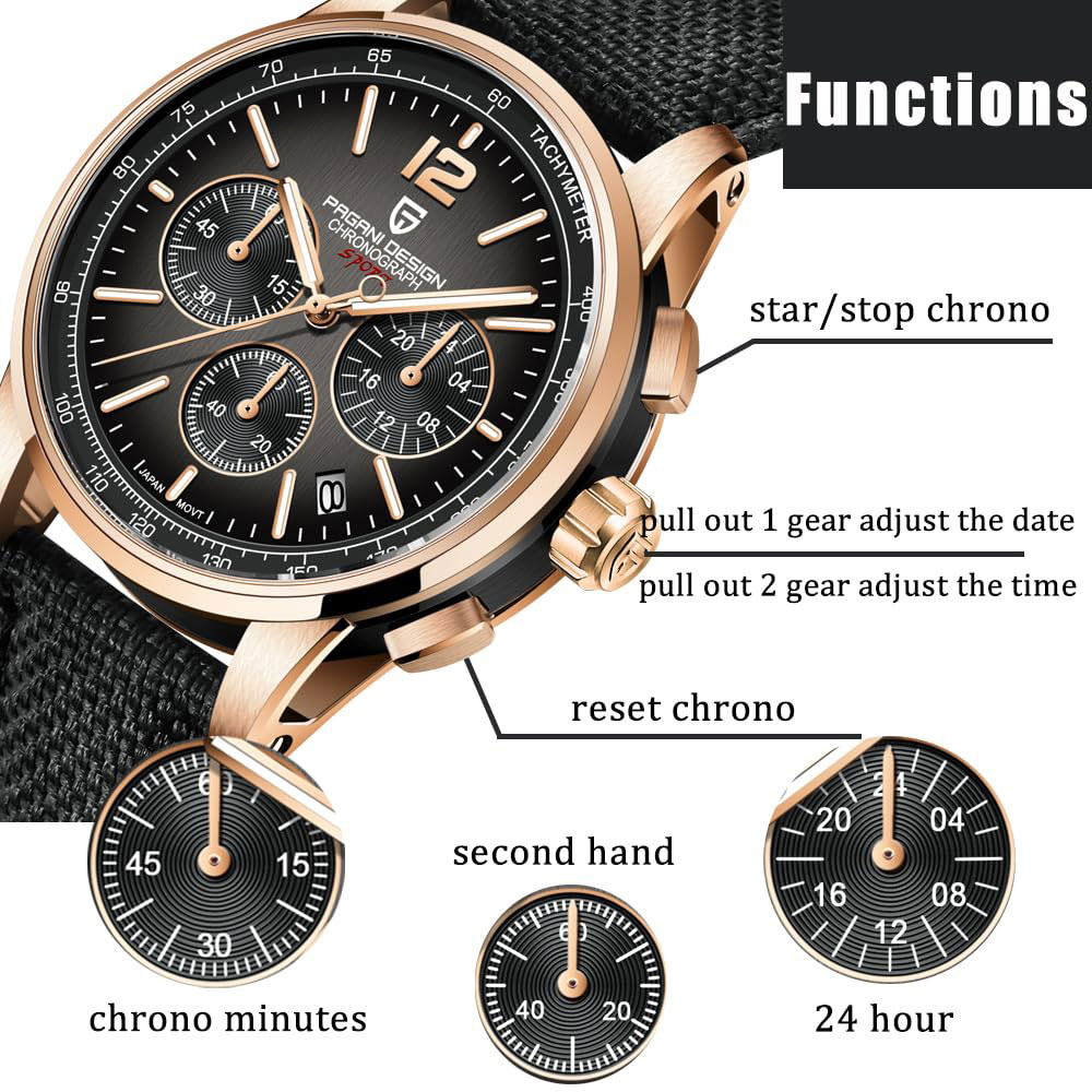 Zen Luxury Watch - PAGANI تصميم جديد ساعة رجالي 41