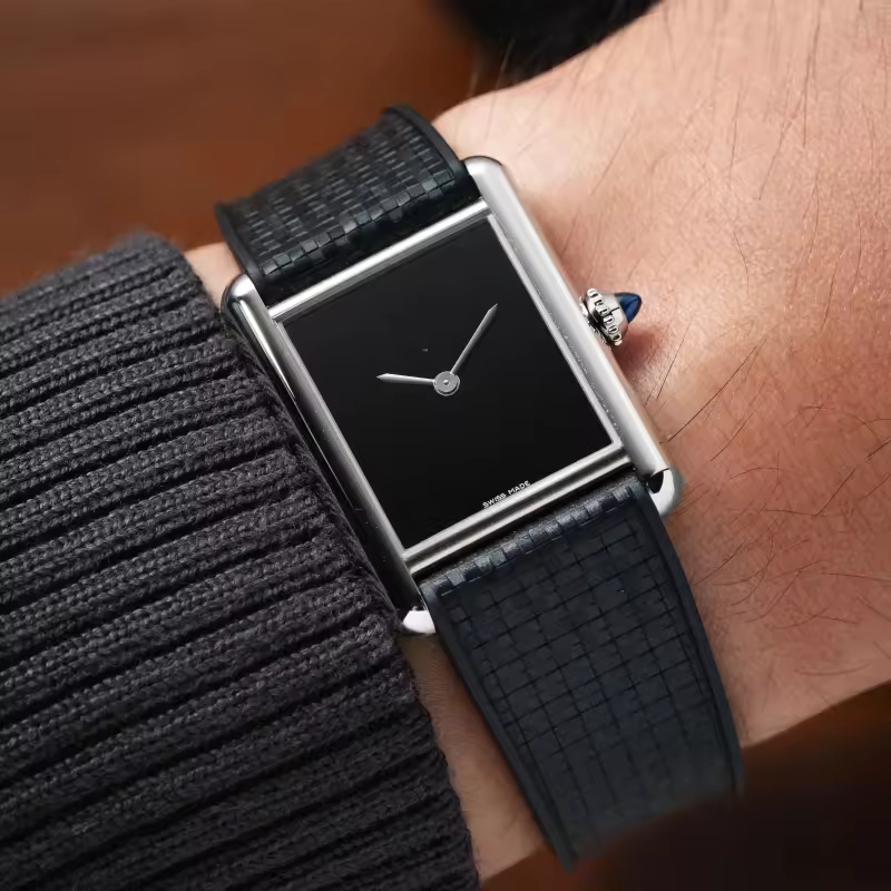Luxury Watch Cartier - CTS FKM حزام ساعة مطاطي 16