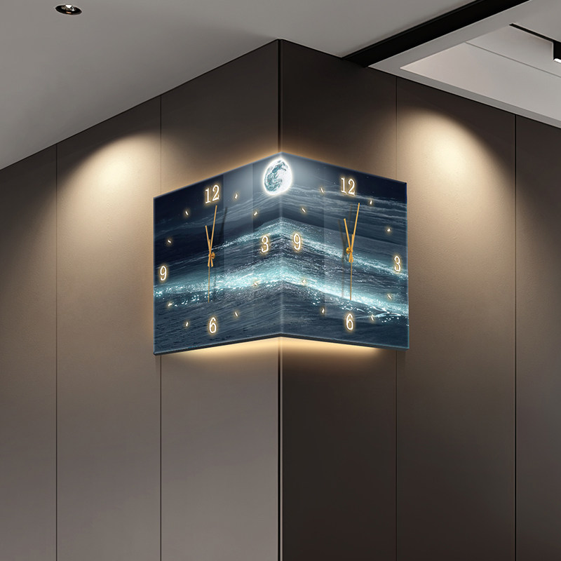 Luxury Watch Wall Clock - ساعات حائط رقمية LED فاخرة للمطاعم
