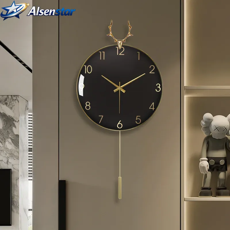 ساعة حائط فاخرة بتصميم اسكندنا - مراجعة Luxury Watch Wall Clock وسعره