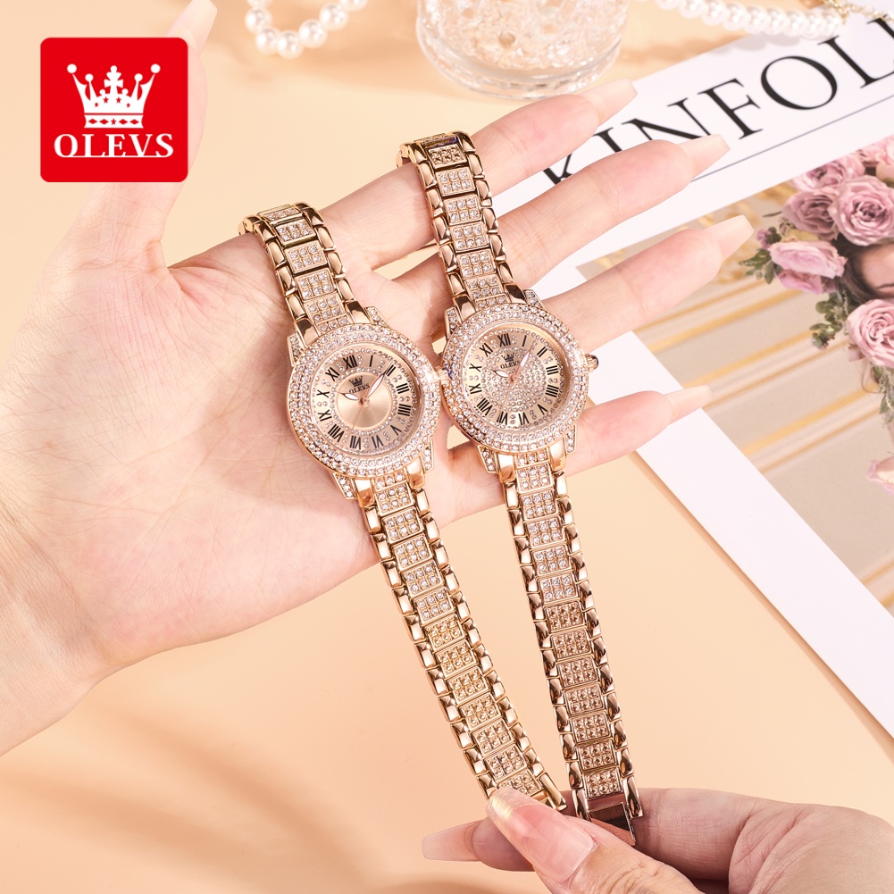 ساعات OLEVS الفاخرة للسيدات بم - مراجعة Luxury Watch Usa وسعره