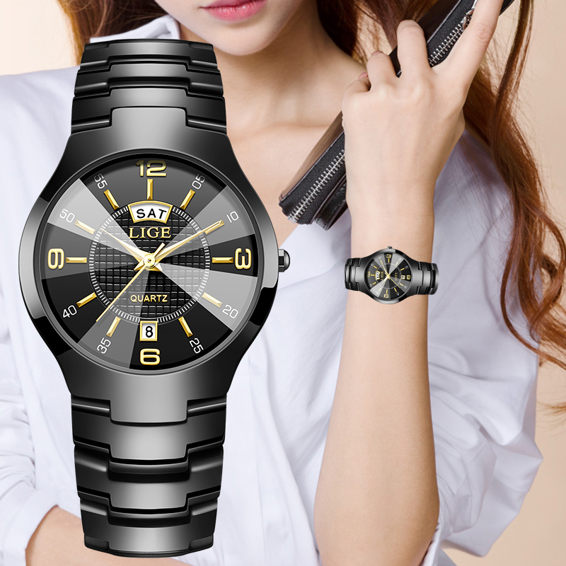ساعة يد نسائية أنيقة من LIGE ب - مراجعة Luxury Watch Usa وسعره