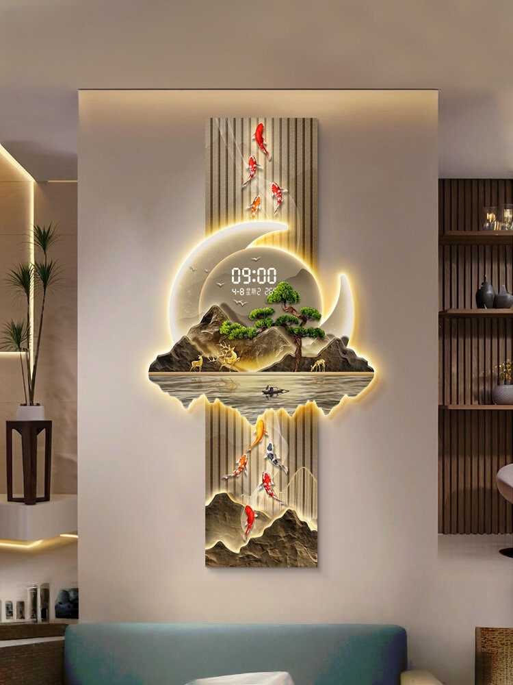 ساعات حائط فاخرة مصممة لغرفة ا - مراجعة Luxury Watch Wall Clock وسعره