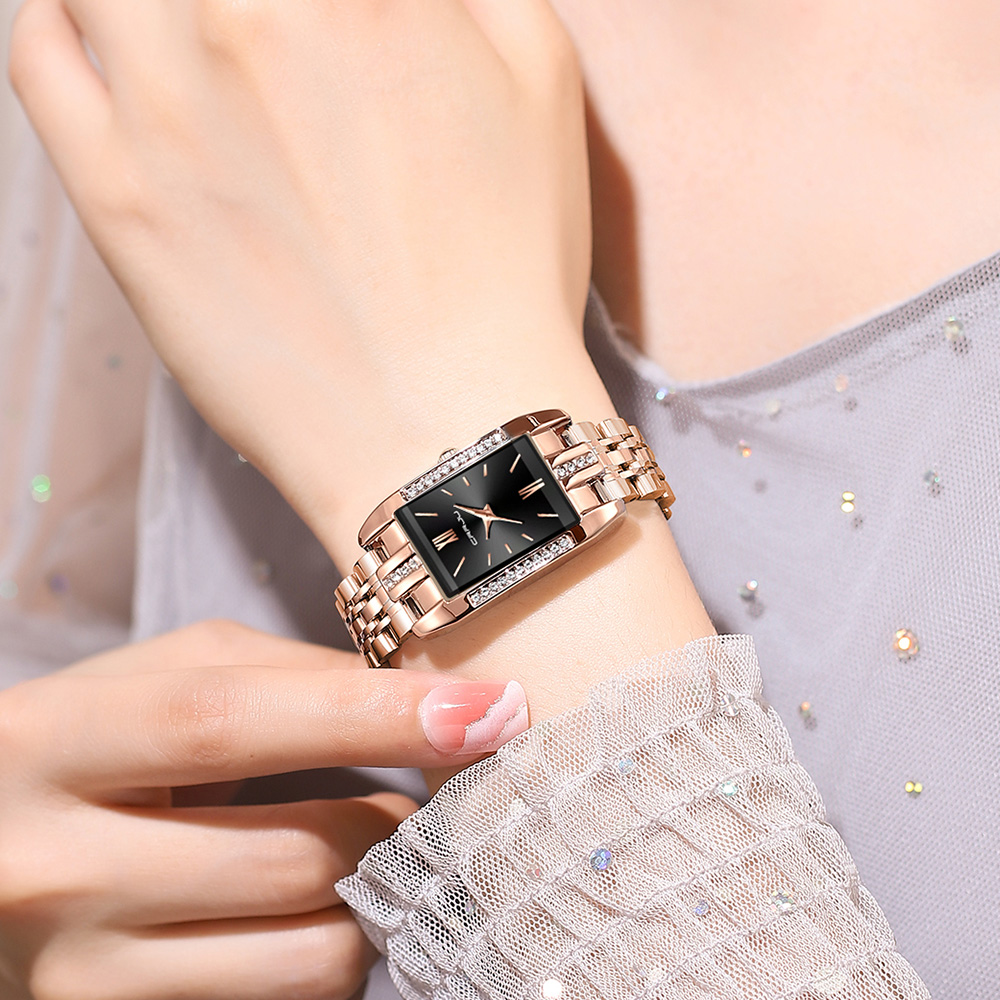CRRJU-ساعة كوارتز ماسية بالكام - مراجعة Luxury Watch Diamond وسعره