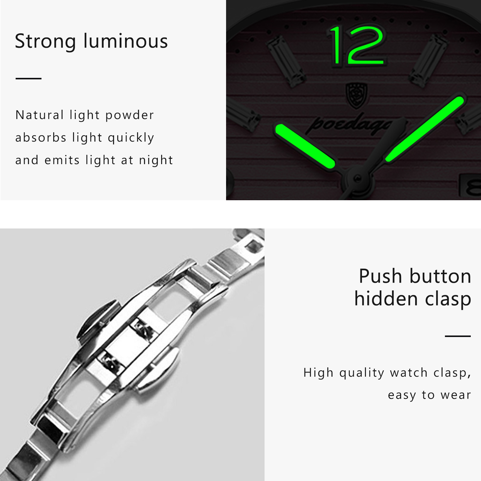 POEDAGAR ساحة أزياء المرأة ساع - مراجعة Luxury Watch Cartier وسعره