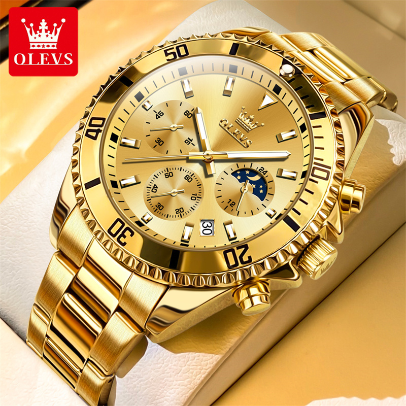 OLEVS مشاهدة الرجال العلامة ال - مراجعة Zen Luxury Watch وسعره