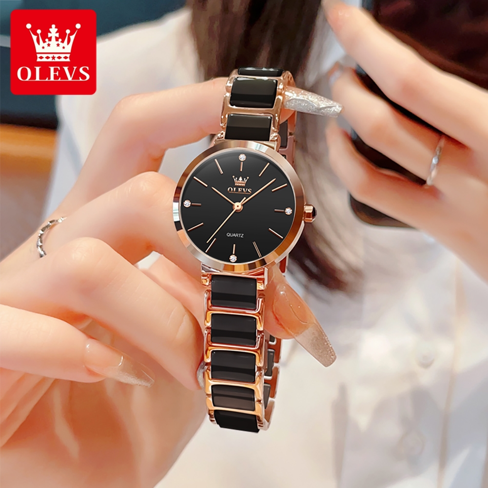OLEVS ساعة نسائية 5877 ساعة كو - مراجعة Luxury Watch Usa وسعره