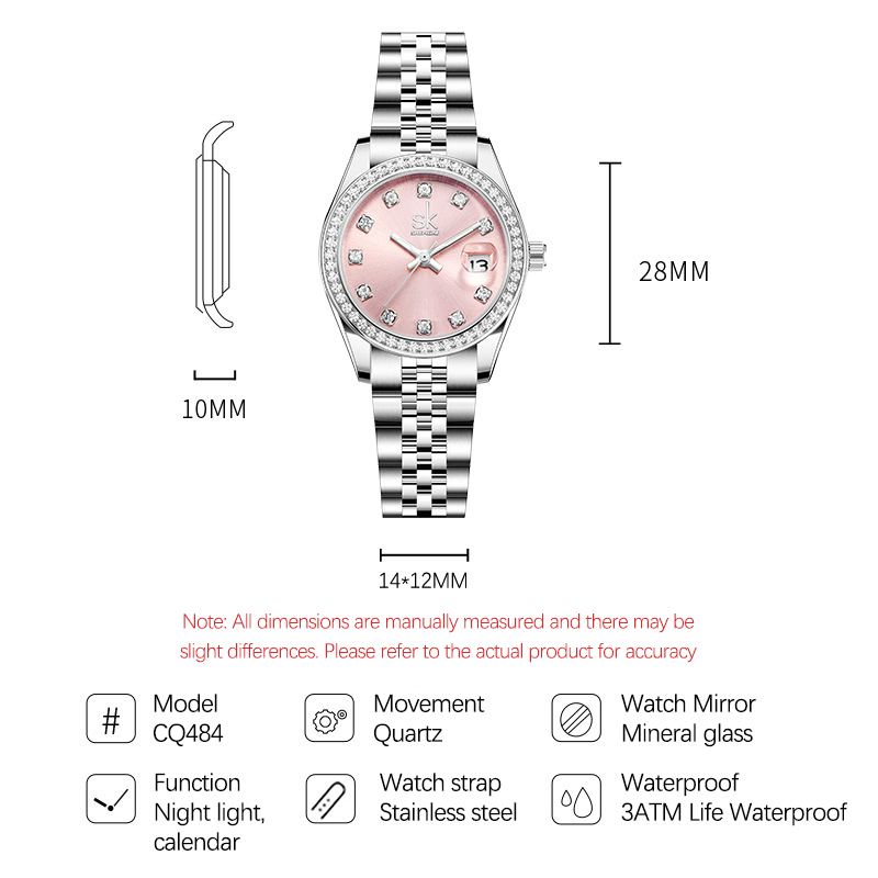 ساعة نسائية عصرية من UTHAI CQ4 - مراجعة Luxury Watch Diamond وسعره