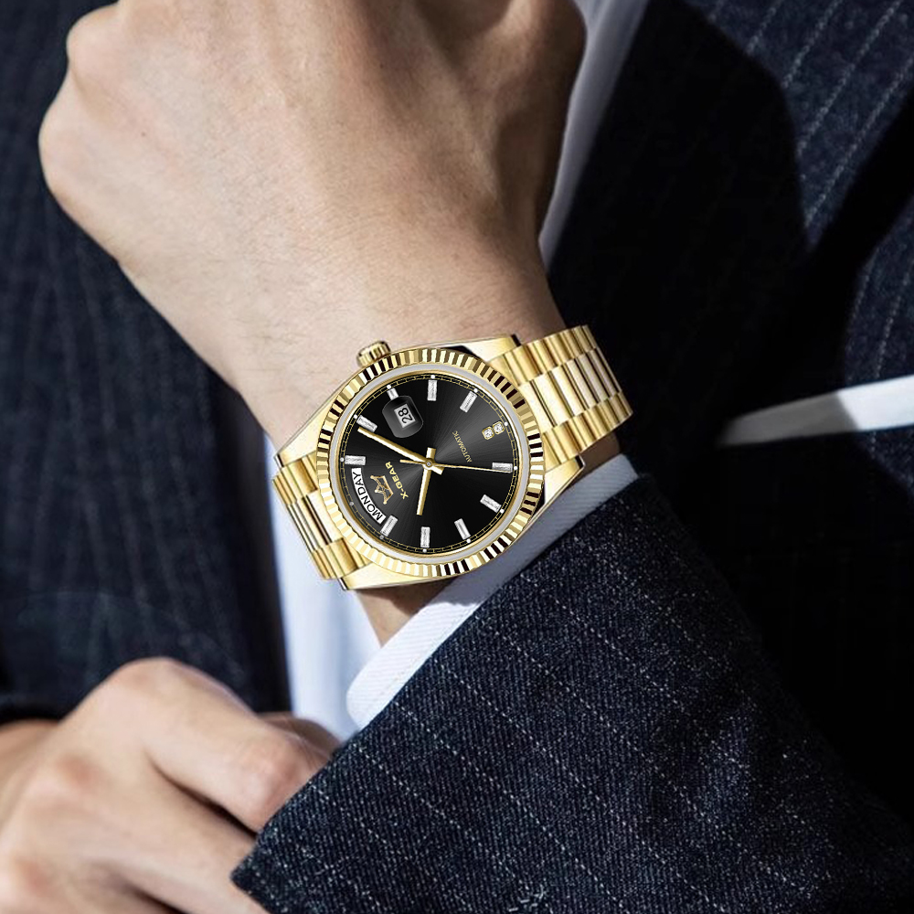 ساعة رجالية فاخرة أوتوماتيكية  - مراجعة Luxury X I Watch وسعره