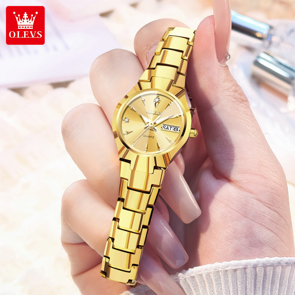 ساعة OLEVS للسيدات 8697 ساعات  - مراجعة Luxury Watch Usa وسعره