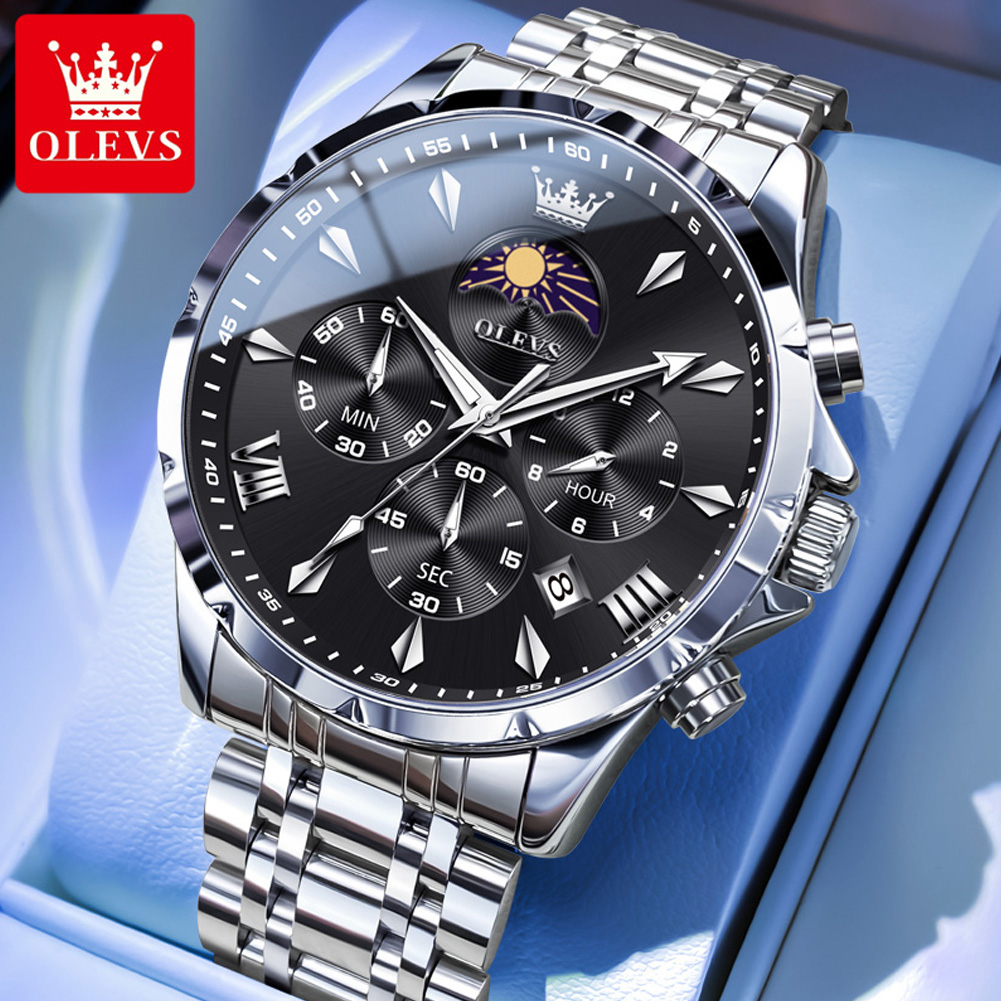 ساعة رجالية من ماركة OLEVS 365 - مراجعة Zen Luxury Watch وسعره