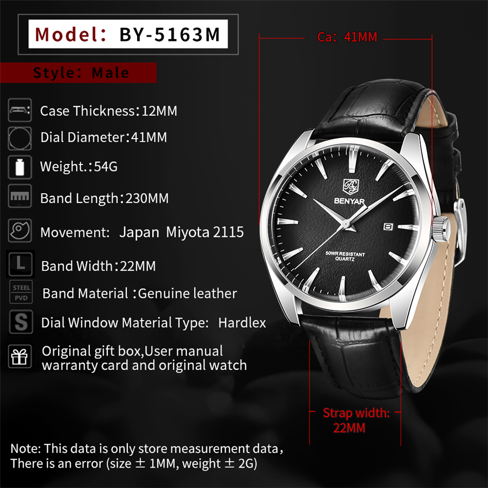 Benyar 5163 أفضل العلامات التج - مراجعة Zen Luxury Watch وسعره
