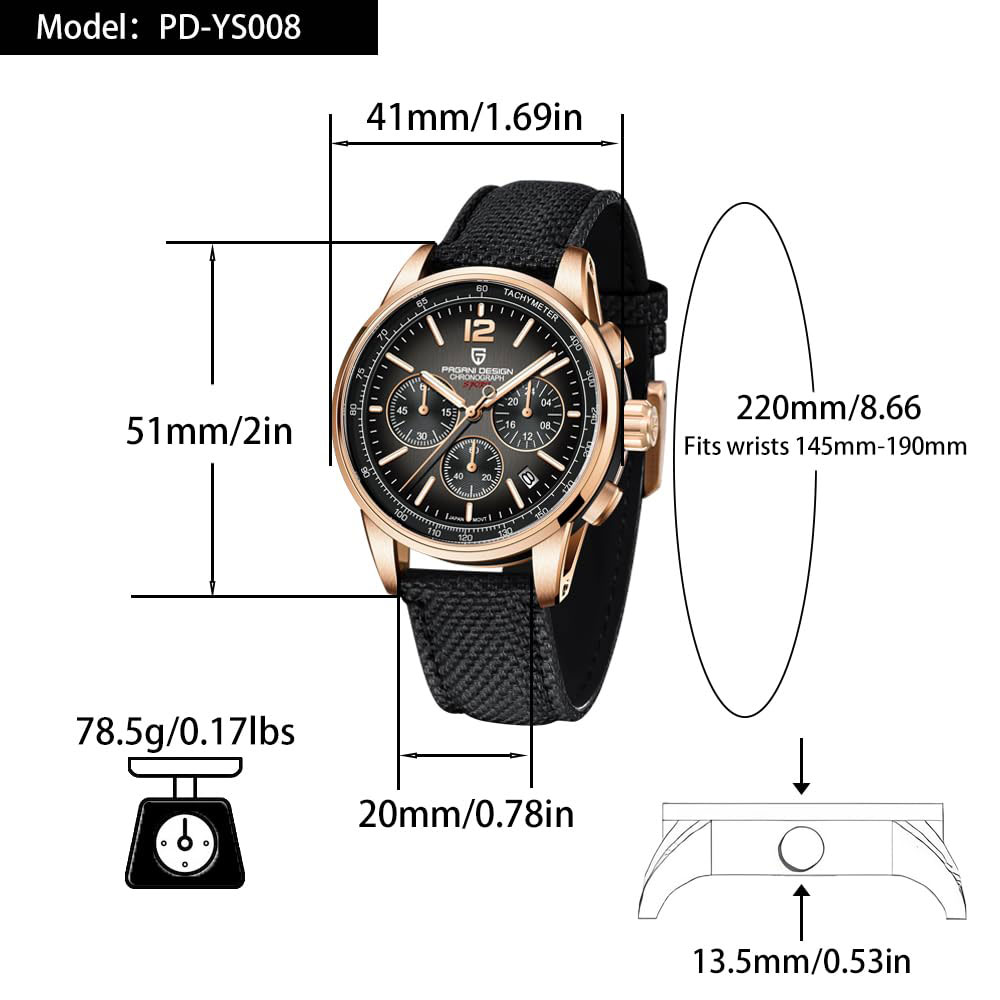 PAGANI تصميم جديد ساعة رجالي 4 - مراجعة Zen Luxury Watch وسعره