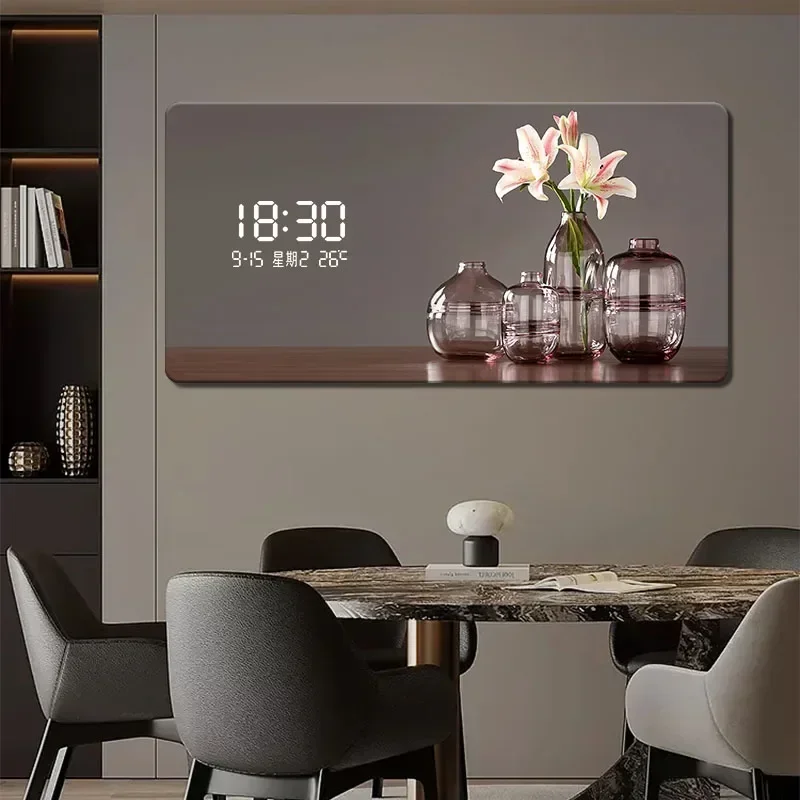 ساعة حائط ذات شاشة رقمية فنية  - مراجعة Luxury Watch Wall Clock وسعره