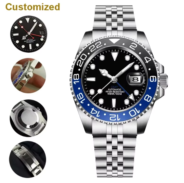 ساعة GMT جديدة للرجال بقطر 40  - مراجعة Luxury Watch La وسعره