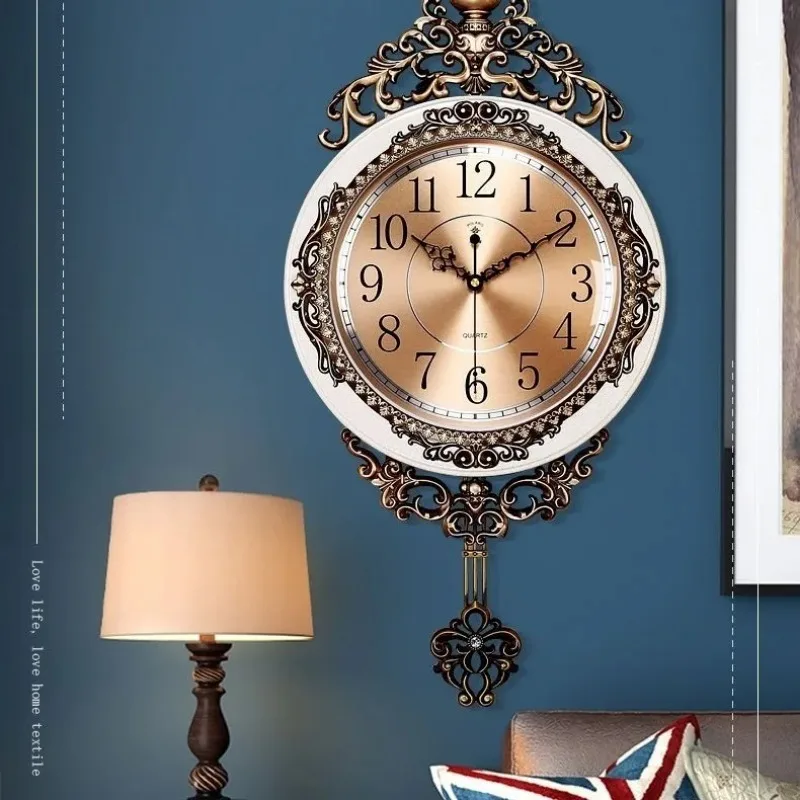 ساعة حائط ذهبية فاخرة كبيرة لغ - مراجعة Luxury Watch Wall Clock وسعره