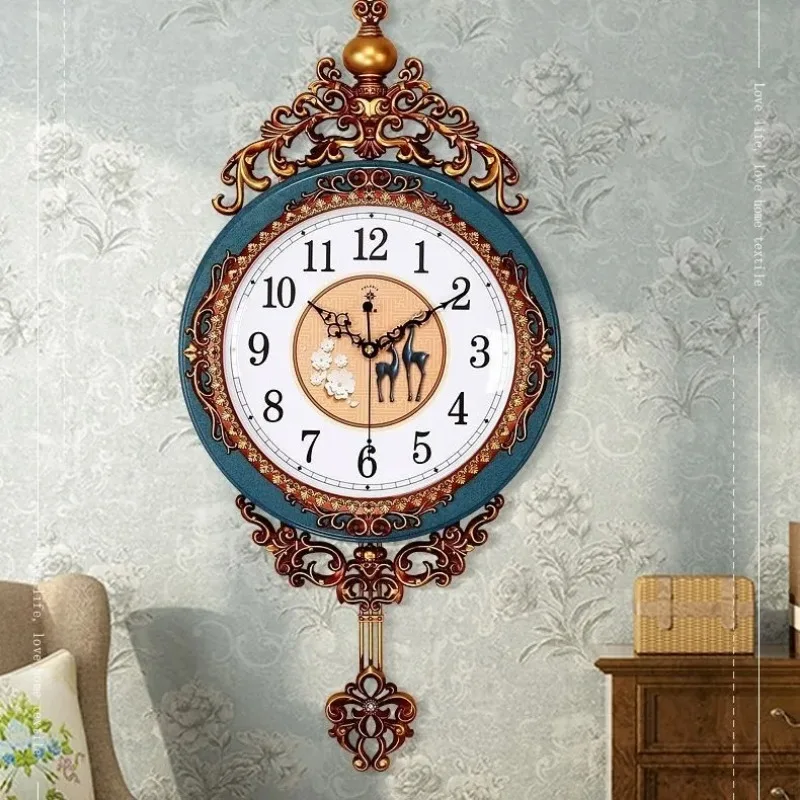 ساعة حائط ذهبية فاخرة كبيرة لغ - مراجعة Luxury Watch Wall Clock وسعره
