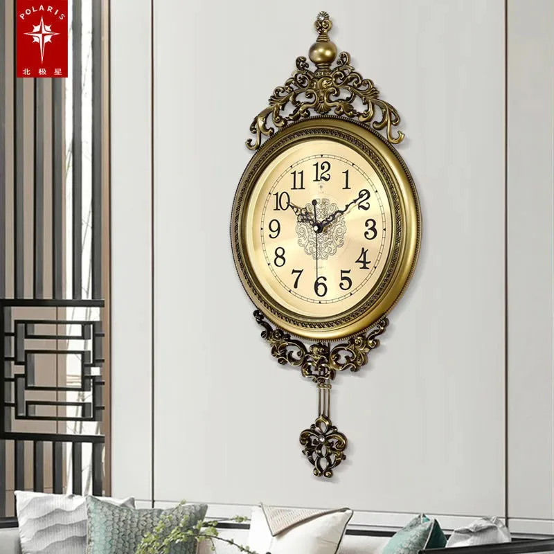 ساعة حائط ذهبية فاخرة كبيرة لغ - مراجعة Luxury Watch Wall Clock وسعره
