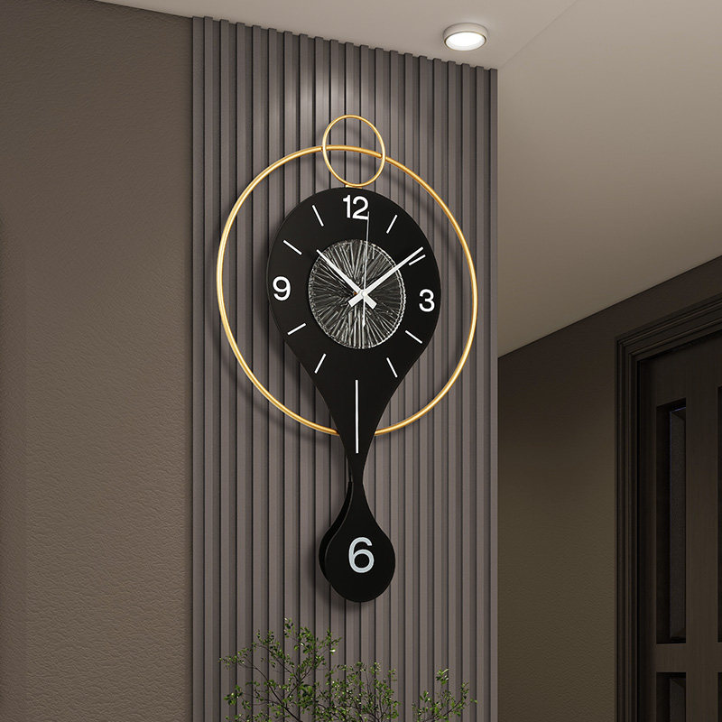 ساعة حائط دائرية فاخرة متأرجحة - مراجعة Luxury Watch Wall Clock وسعره