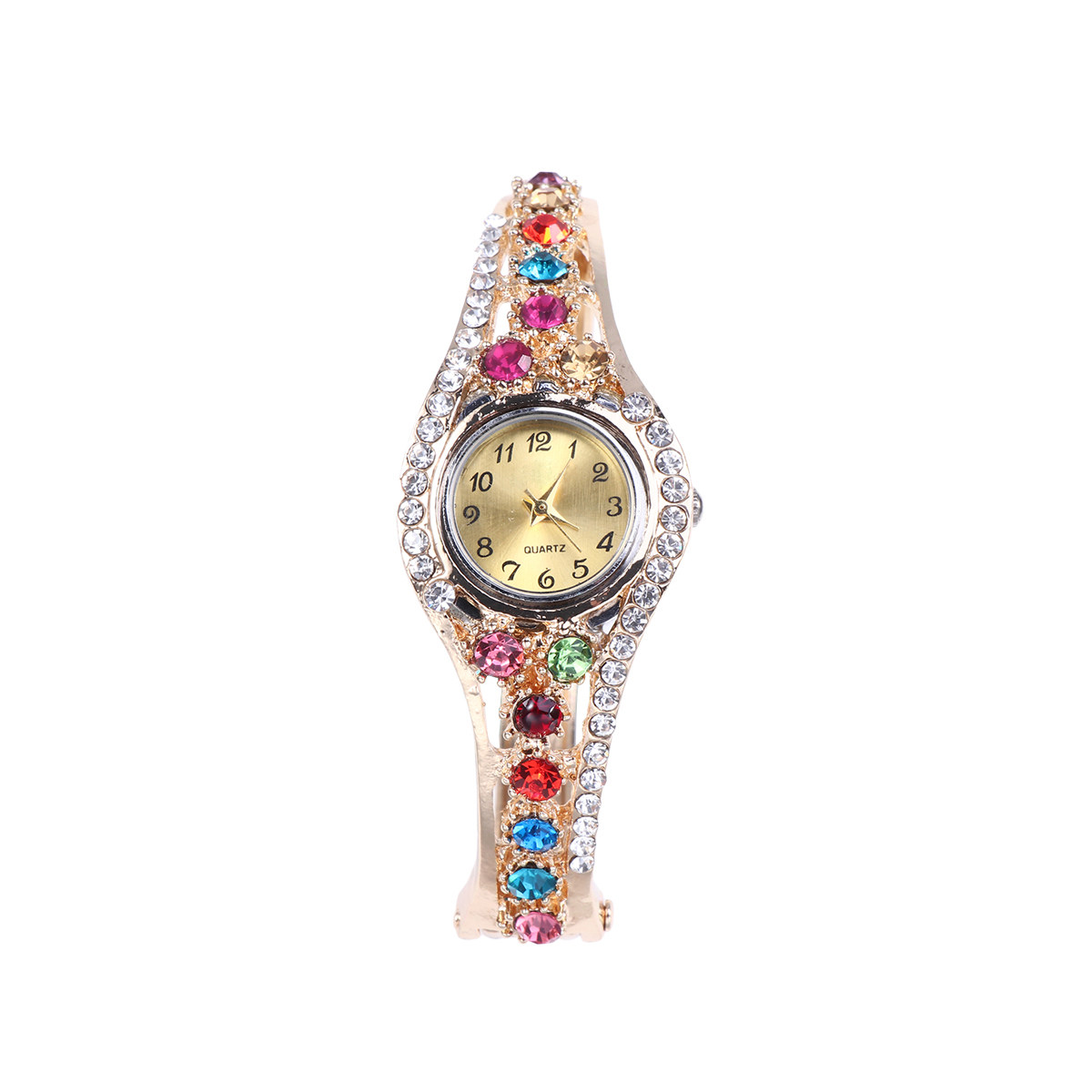 ساعة نسائية فاخرة بتصميم سوار  - مراجعة Luxury Watch White وسعره