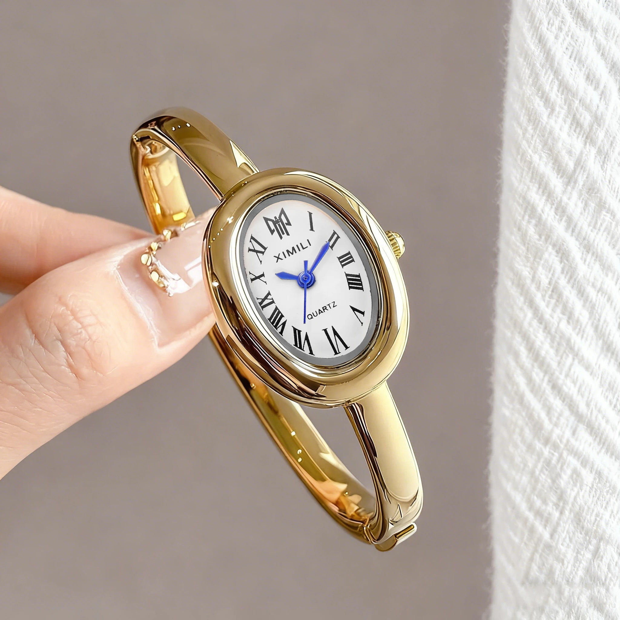 ساعة يد نسائية XIMILI 2026 بتص - مراجعة Luxury Watch White وسعره