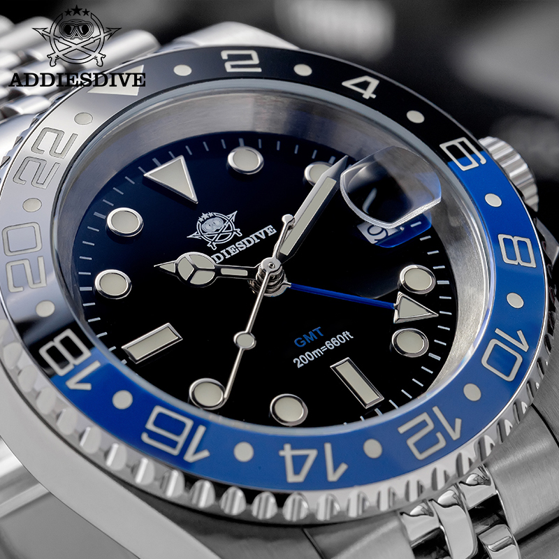 Addiesdive AD2050 ساعات GMT لل - مراجعة Luxury Watch La وسعره