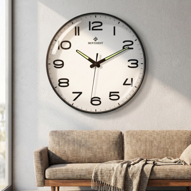 ساعة حائط مضيئة أنيقة وبسيطة م - مراجعة Luxury Watch Wall Clock وسعره