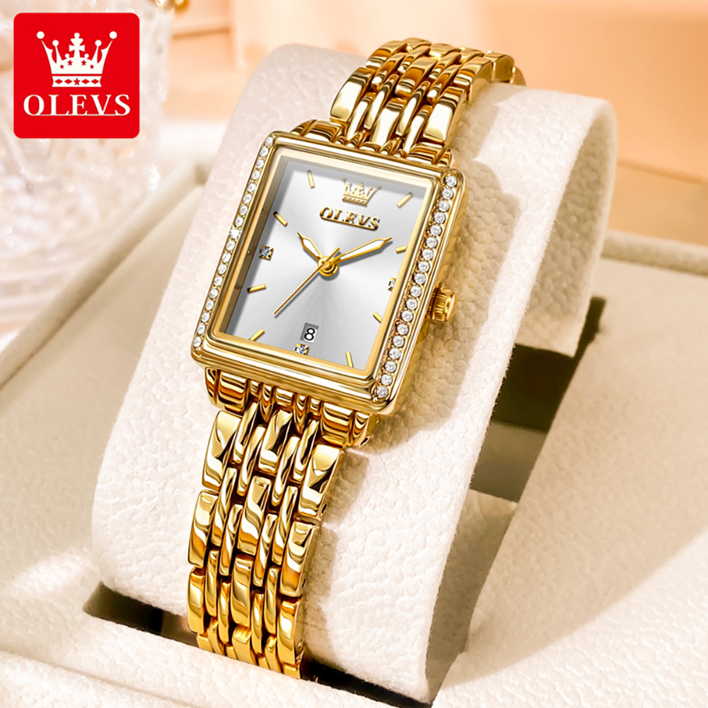 ساعة OLEVS 9995 للنساء، ساعة ف - مراجعة Luxury Watch Deals وسعره