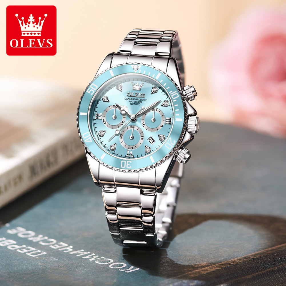 OLEVS ساعة نسائية 5632 ساعات ك - مراجعة Luxury Watch Usa وسعره