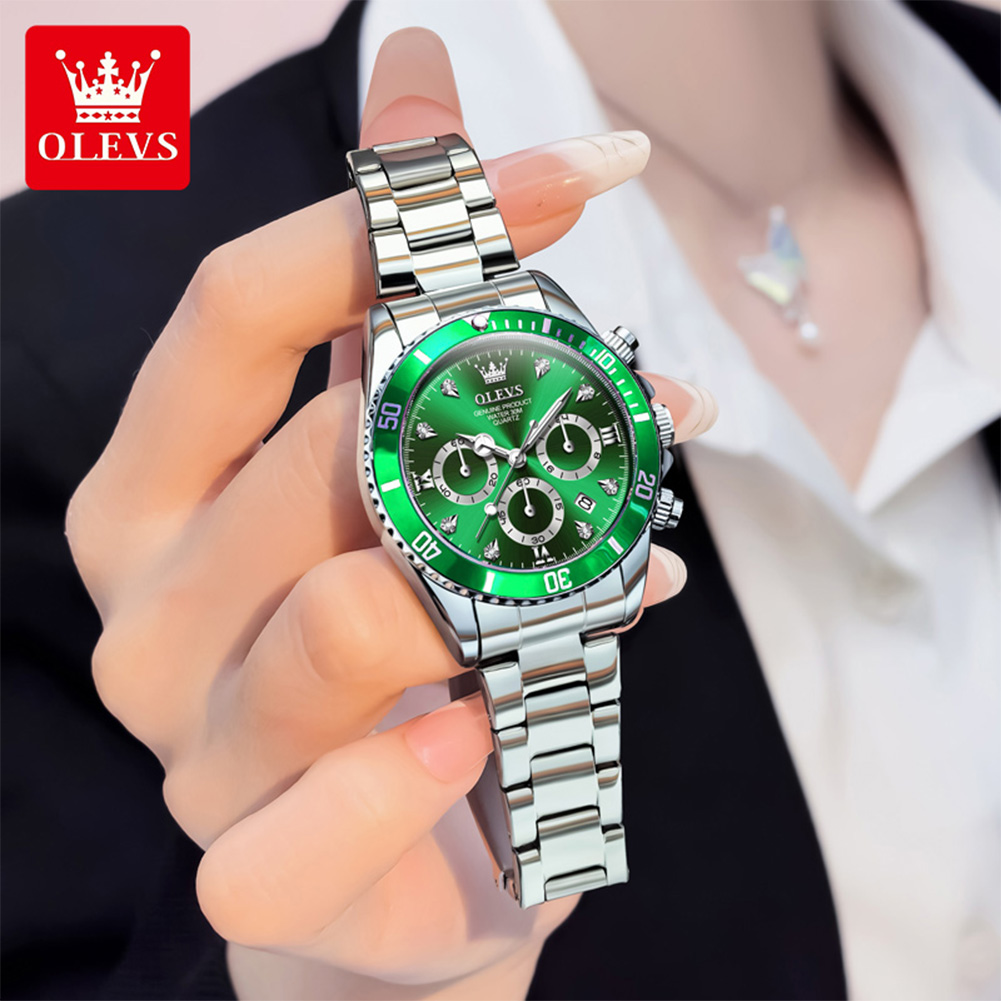 OLEVS ساعة نسائية 5632 ساعات ك - مراجعة Luxury Watch Usa وسعره