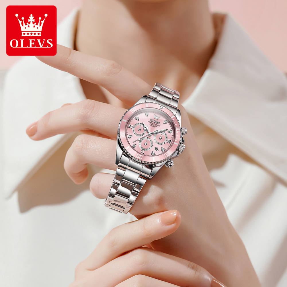 OLEVS ساعة نسائية 5632 ساعات ك - مراجعة Luxury Watch Usa وسعره