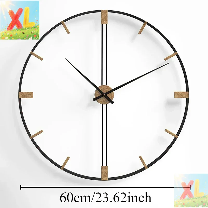 ساعات حائط إسكندنافية ساعة حائ - مراجعة Luxury Watch Wall Clock وسعره