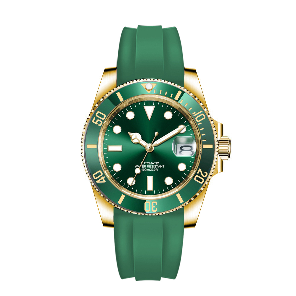 شعار مخصص 40mLuxury NH35/ Miyo - مراجعة Luxury Watch Gold وسعره