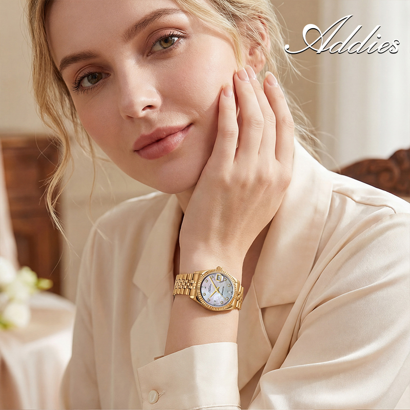 ساعات نسائية كوارتز من ADDIES  - مراجعة Luxury Watch Usa وسعره