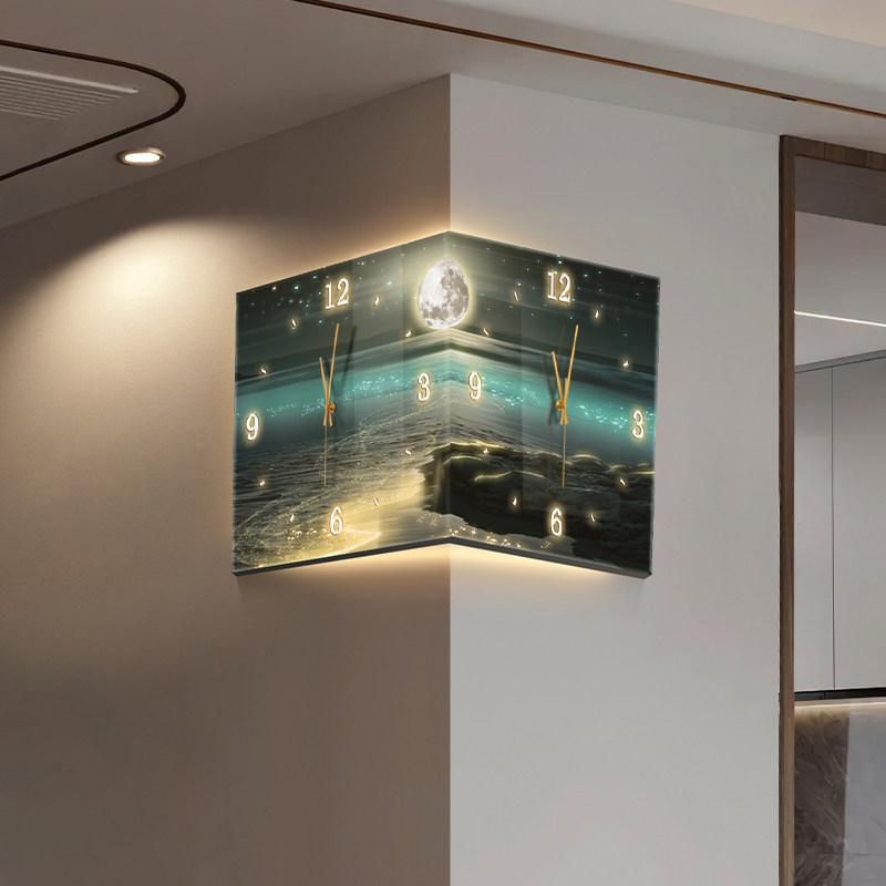 ساعات حائط رقمية LED فاخرة للم - مراجعة Luxury Watch Wall Clock وسعره