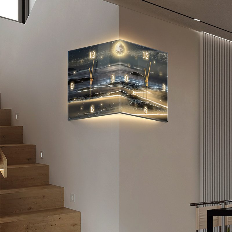 ساعات حائط رقمية LED فاخرة للم - مراجعة Luxury Watch Wall Clock وسعره
