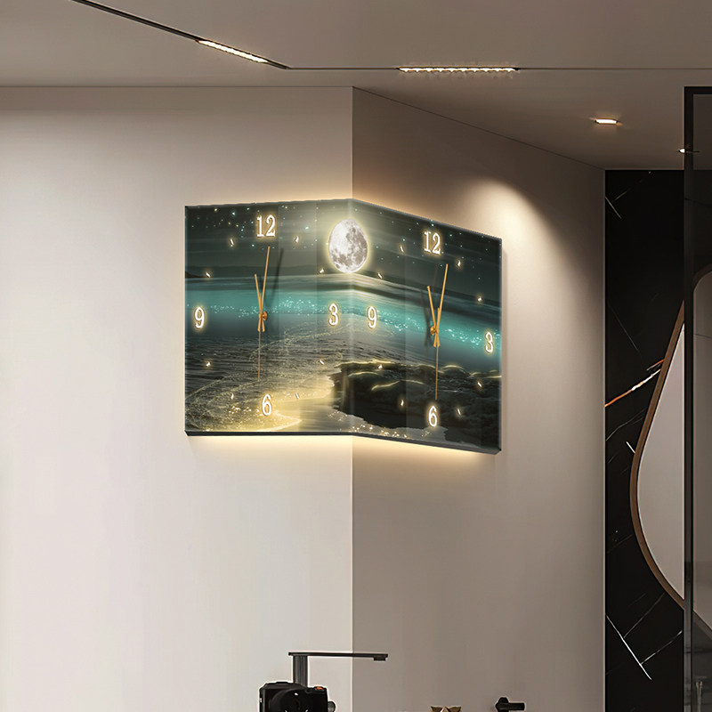 ساعات حائط رقمية LED فاخرة للم - مراجعة Luxury Watch Wall Clock وسعره